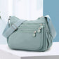 Lightweight Multi-Pocket Nylon Crossbody Bag