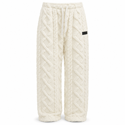 ☁️ Plush Warmth, Flattering Straight Fit | Women's Thermal Lounge Pants
