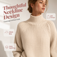 🍂Autumn Hot Sale 🔥Women's Cozy Turtleneck Knit Sweater Dress