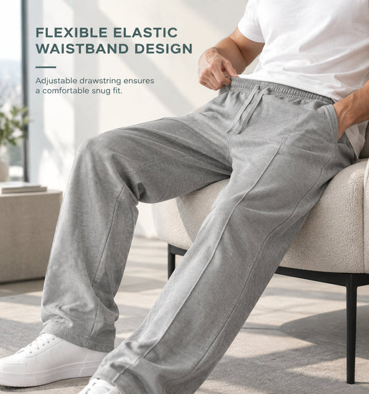 🔥 Men's Loose Fit Sports Pants – Relaxed Comfort & Everyday Style ✨