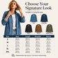 Women's Casual V-Neck Denim Cardigan
