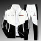 Men's Colorblock Zip-Up Jacket & Drawstring Pants Set