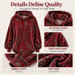 Women's Paisley Print Drawstring Hoodie