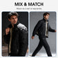 Men's Stylish Warm Jacket & Pants Two-Piece Set