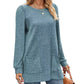 Women's Cozy Mid-Length Ribbed Knit Top