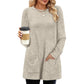 Women's Cozy Mid-Length Ribbed Knit Top