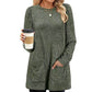 Women's Cozy Mid-Length Ribbed Knit Top