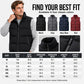 Men's Classic Stand Collar Padded Vest