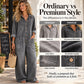 Women's Vintage Collared Denim Jumpsuit