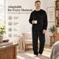 Men's Cozy Thermal Velvet Pajama Set