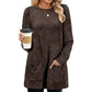 Women's Cozy Mid-Length Ribbed Knit Top