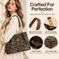 Retro Leopard Print Tote Bag for Women