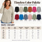 Women's Plus Size Ribbed Brushed Long Sleeve Top