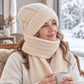 Women's Winter Warm Hooded Scarf