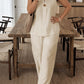 ⏰🔥LIMITED TIME 50% OFF! 💃 Minimalist Sleeveless Top & Wide-Leg Pants – Effortlessly Chic, Comfortable & Perfect for Everyday Style ✨🌿