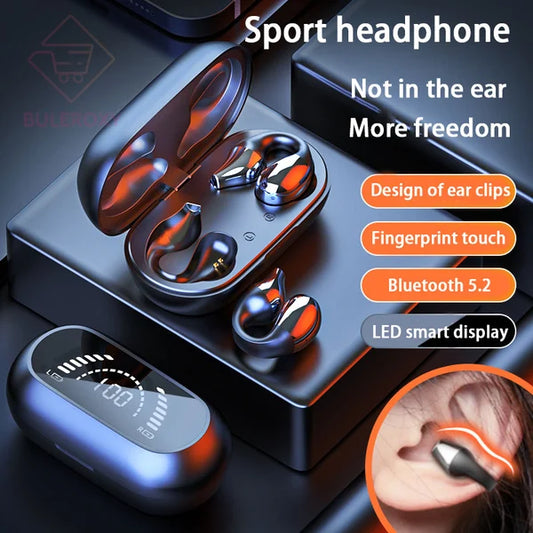 ?New Year Promotion 50% OFF?Wireless Ear Clip Bone Conduction Headphones