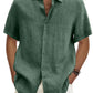 Short-sleeved linen shirts summer 2022