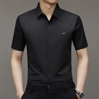 Men's Anti-Wrinkle Ice Silk Shirt