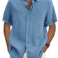 Short-sleeved linen shirts summer 2022